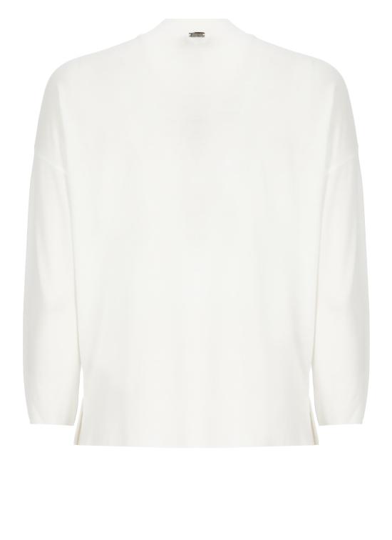 25SS 에르노 긴팔 티셔츠 JV000015D 520561000 White - HERNO