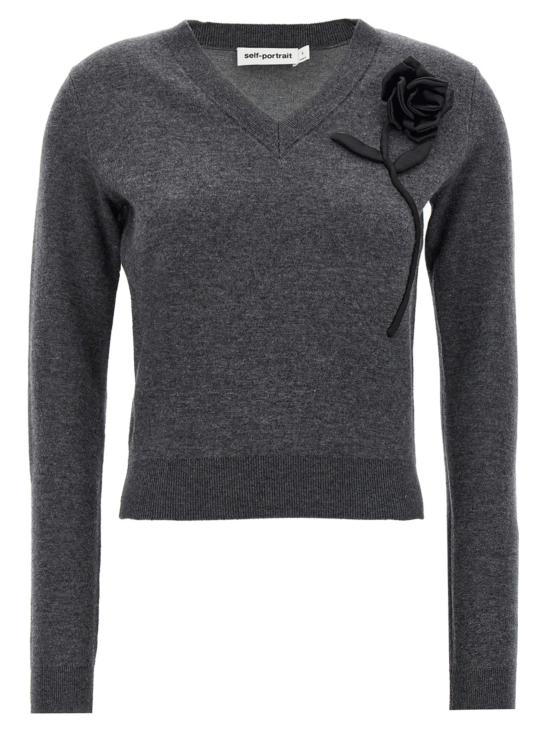 25SS 셀프 포트레이트 스웨터 SS25124TGRGREY Gray