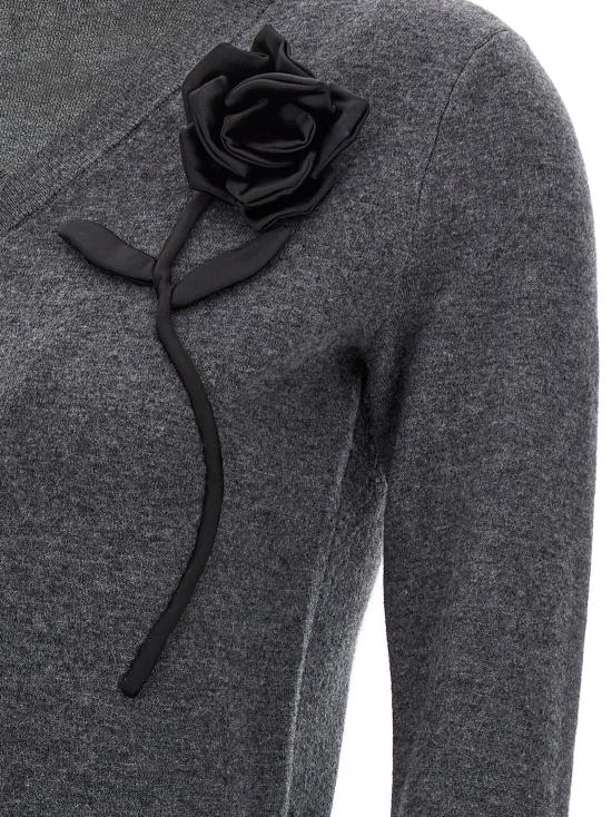 25SS 셀프 포트레이트 스웨터 SS25124TGRGREY Gray - SELF PORTRAIT