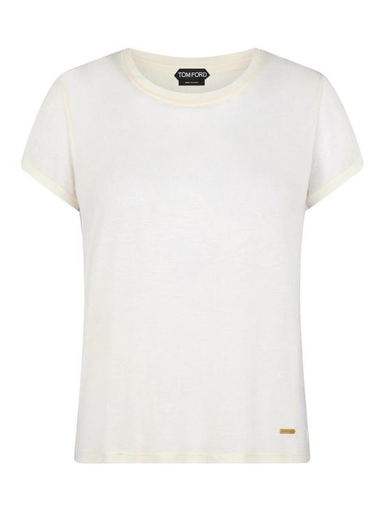  톰포드 반팔 티셔츠 TSJ567JEX139AW035 White