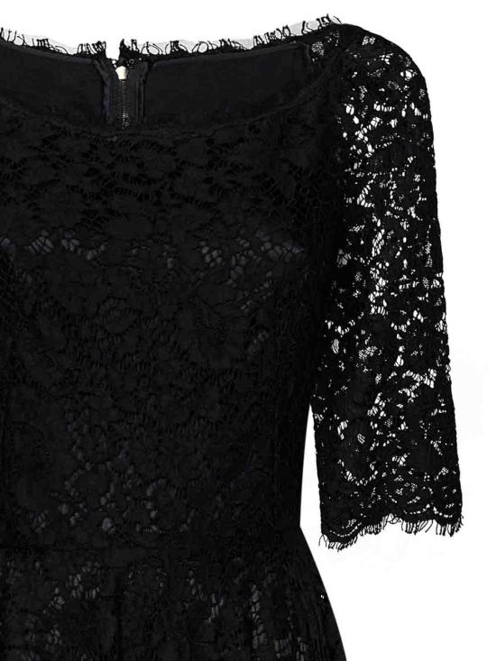  돌체앤가바나 미디 원피스 F63I1THLMHWN0000 Black - DOLCE & GABBANA