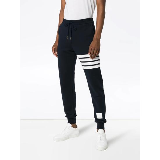  톰브라운 클래식 루프백 엔지니어드 4바 스웨트팬츠 MJQ008H 00535 461 BLUE - THOM BROWNE