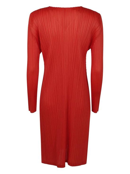 25SS 플리츠플리즈 미디 원피스 PP56JT122 24 RED - PLEATS PLEASE