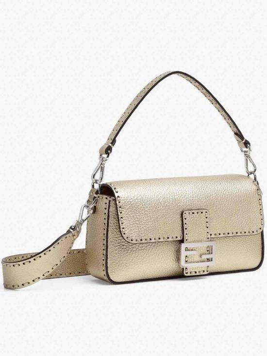  펜디 크로스백 8BR600AT0GF0XJJ White Gold - FENDI