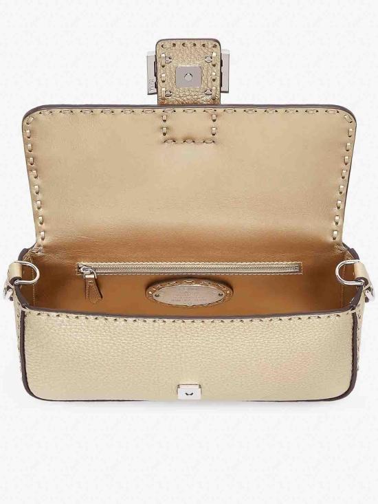  펜디 크로스백 8BR600AT0GF0XJJ White Gold - FENDI