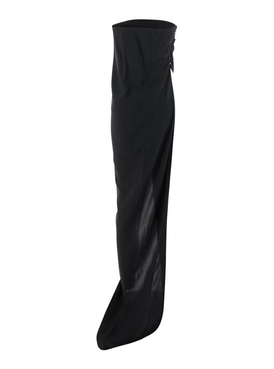 25SS 릭 오웬스 롱 원피스 RP01E7135Y09 Black - RICK OWENS