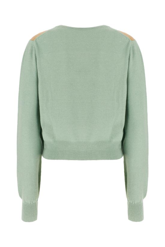  발렌타인 가디건 B1K26212KG1 92735 GREEN CAMEL BEIGE - BALLANTYNE