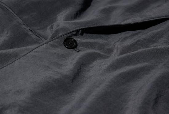 25SS 르메르 자켓 소프트 DB 재킷 - 드라이실크 JA1076 LF1308 그레이 - LEMAIRE