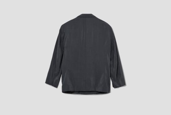 25SS 르메르 자켓 소프트 DB 재킷 - 드라이실크 JA1076 LF1308 그레이 - LEMAIRE