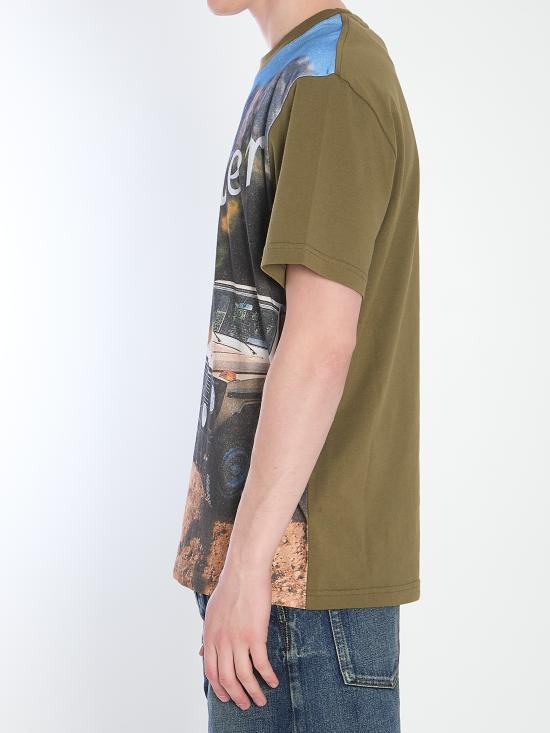 25SS 몽클레어 X 메르세데스 벤츠 반팔 티셔츠 8C00003 GREEN - MONCLER X MERCEDES BENZ