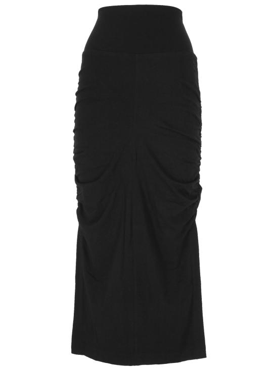 25SS 톰크롬 롱 스커트 WSK89 BLACK Black