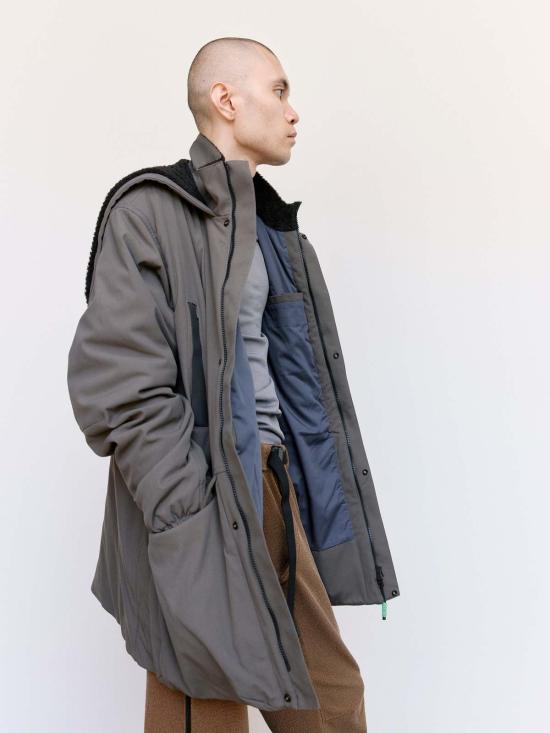  쥐알텐케이 롱패딩 Gr10 K Dove 그레이 데크 오퍼레이터  재킷 - GR10K