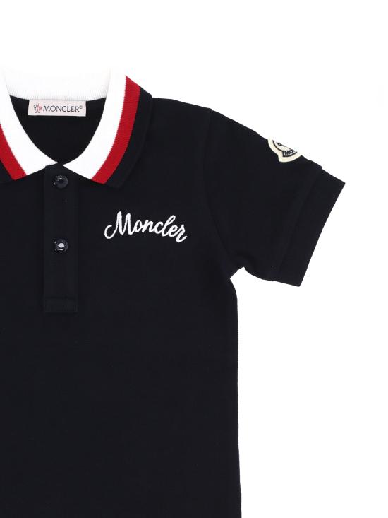 25SS [키즈] 몽클레어 폴로 셔츠 9518A000 01 89AL2778 Blue - MONCLER