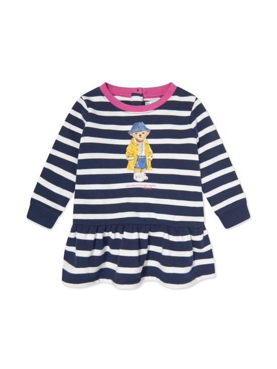 25SS [키즈] 폴로 랄프로렌 원피스 310958259 001NEWPORT NAVY Newport navy paper white strp - POLO RALPH LAUREN