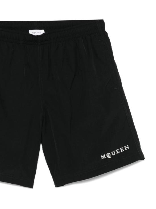 25SS 알렉산더 맥퀸 비치웨어 828381 4419Q1000 Black - ALEXANDER MCQUEEN