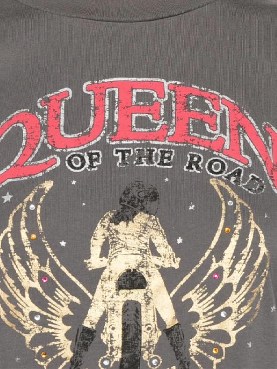 25SS 핑코 반팔 티셔츠 104603 A2DAI63 GRIGIO GABBIANO - PINKO