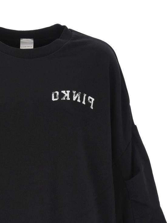 25SS 핑코 긴팔 티셔츠 104281 A2BZZ99 Nero limousine - PINKO