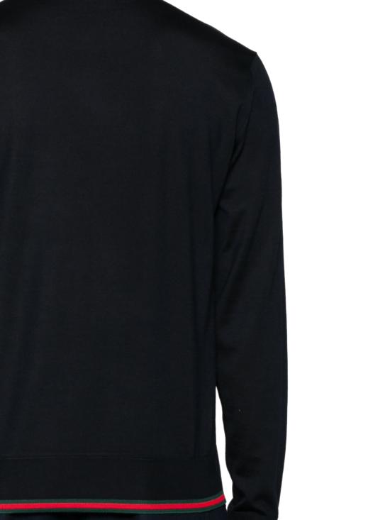 25SS 구찌 GG 로고 울 자카드 니트 814531 XKEJ14060 Green - GUCCI