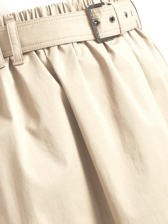 25SS 브루넬로 쿠치넬리 미디 스커트 ML138G3753 C9002 Beige - BRUNELLO CUCINELLI