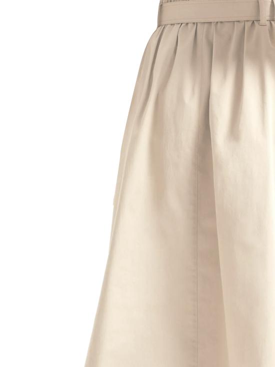 25SS 브루넬로 쿠치넬리 미디 스커트 ML138G3753 C9002 Beige - BRUNELLO CUCINELLI