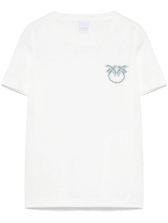 25SS 핑코 반팔 티셔츠 103320 A2G7Z05 BIANCO BIANCANEVE