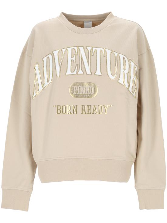 25SS 핑코 긴팔 티셔츠 104618 A2CZC03 BEIGE G MAROSO