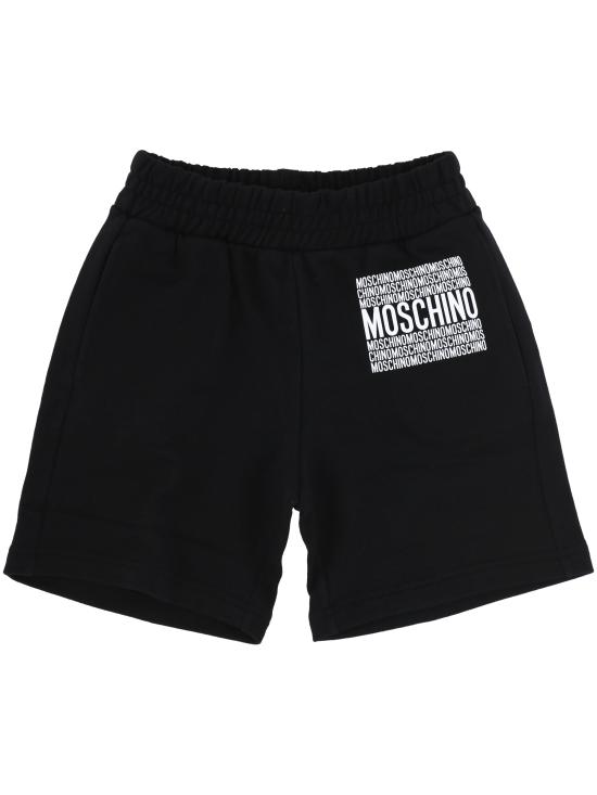 25SS [주니어] 모스키노 쇼츠/버뮤다 HUQ028LCA74 60100 Black - MOSCHINO