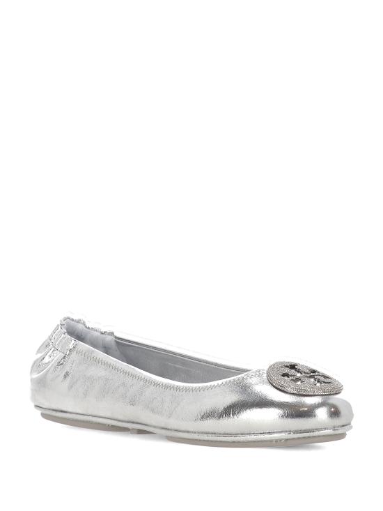 25SS 토리버치 플랫 슈즈 165361 040 Silver - TORY BURCH