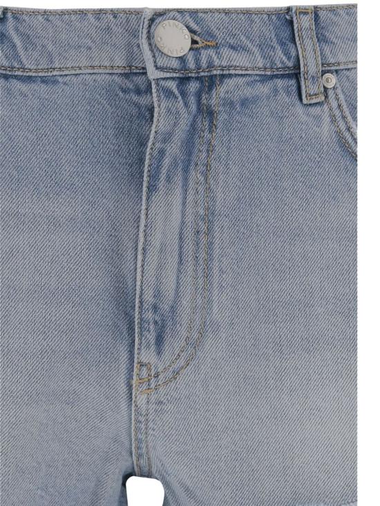 25SS 핑코 데님 숏팬츠 104593 A2BOPJE LAVAGGIO CHIARO - PINKO