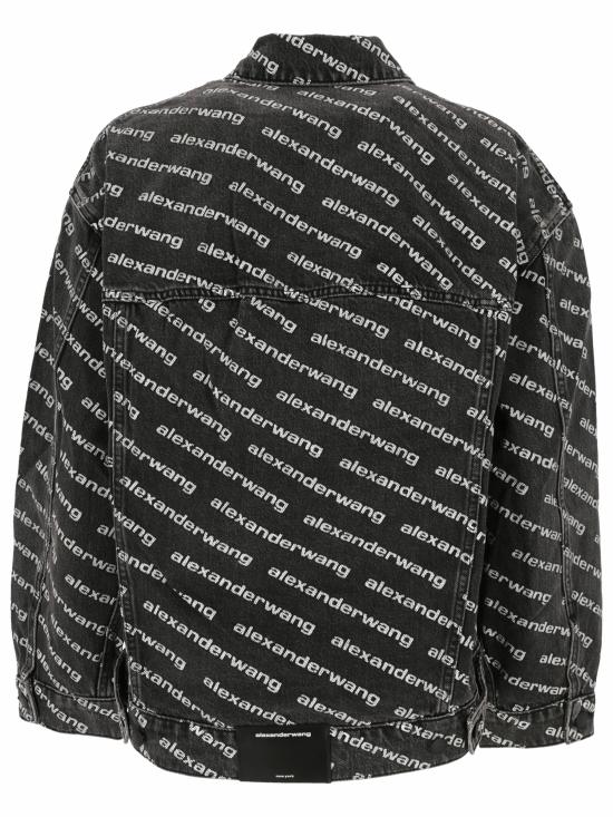 25SS 알렉산더 왕 데님 자켓 4DC1212888 060 GREY AGED WHITE - ALEXANDER WANG