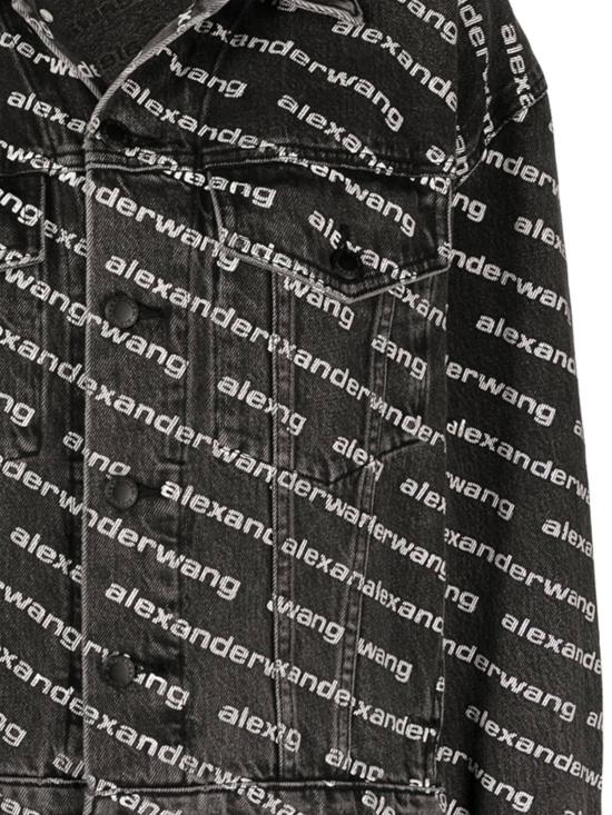 25SS 알렉산더 왕 데님 자켓 4DC1212888 060 GREY AGED WHITE - ALEXANDER WANG