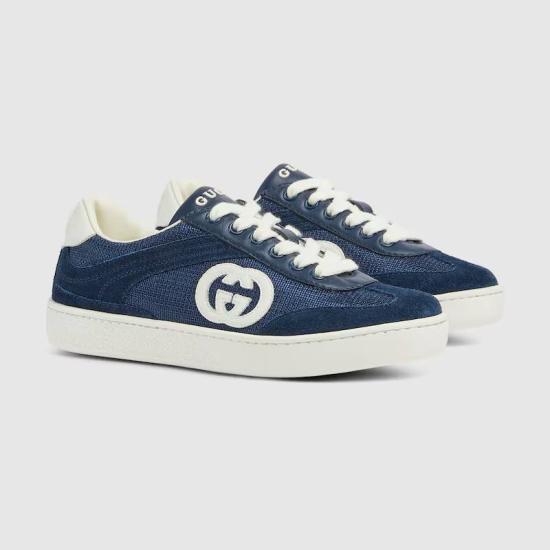 25SS [키즈] 구찌 스니커즈 812674 AAEDN4141 Blue - GUCCI