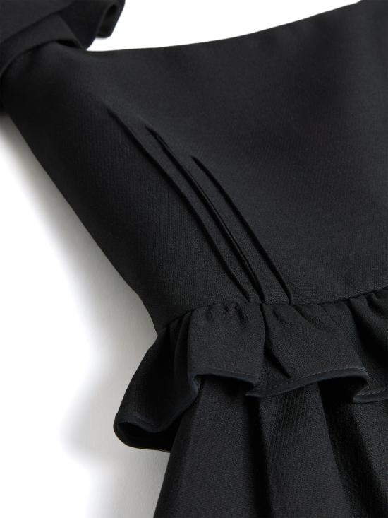 25SS 발렌티노 PAP 숏 원피스 6B3VAER5 1CF0NO Black - VALENTINO PAP