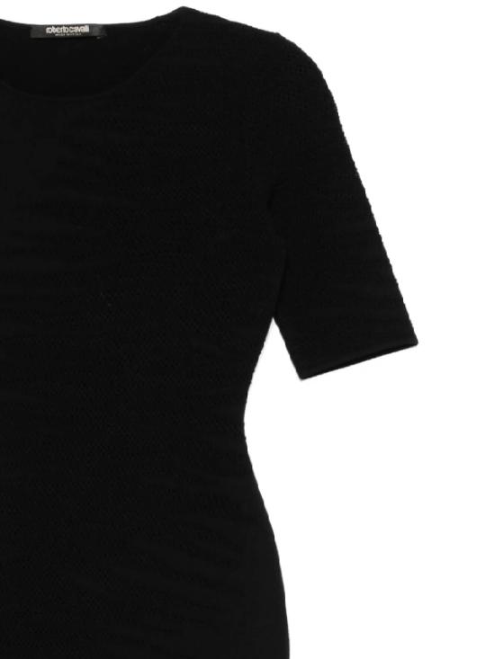 25SS 로베르토 카발리 숏 원피스 UKM101MQ014 05051 NERO 191101 - ROBERTO CAVALLI