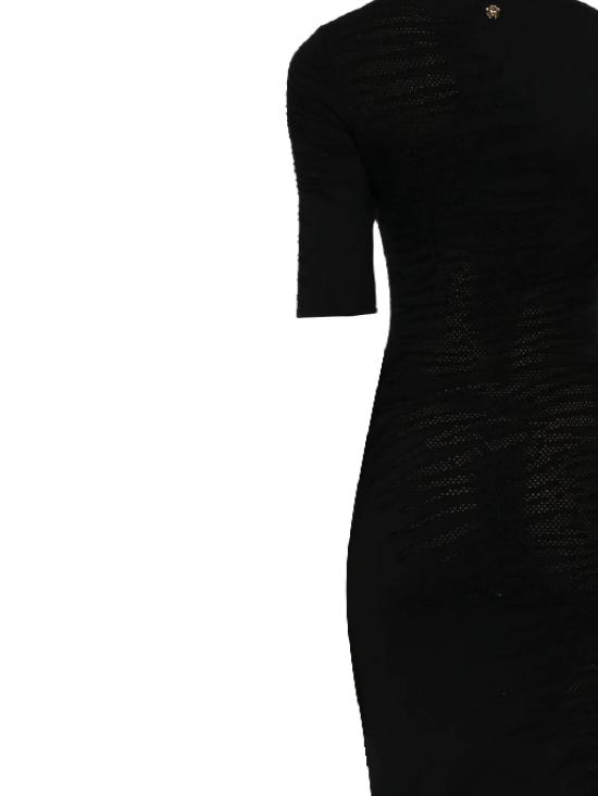 25SS 로베르토 카발리 숏 원피스 UKM101MQ014 05051 NERO 191101 - ROBERTO CAVALLI