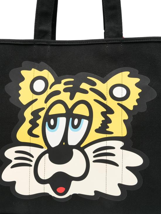 25SS 겐조 토트백 FF58SA911F35 99 Black - KENZO