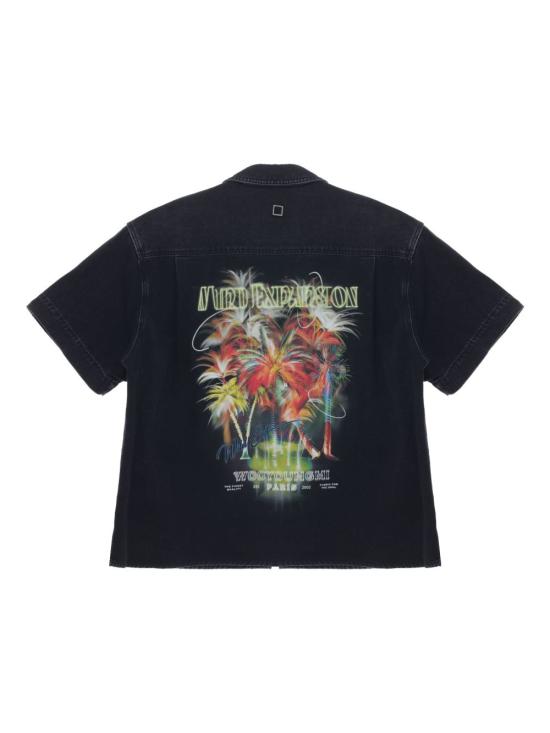 25SS 우영미 반팔 셔츠 W251SH29 875B Black - WOOYOUNGMI