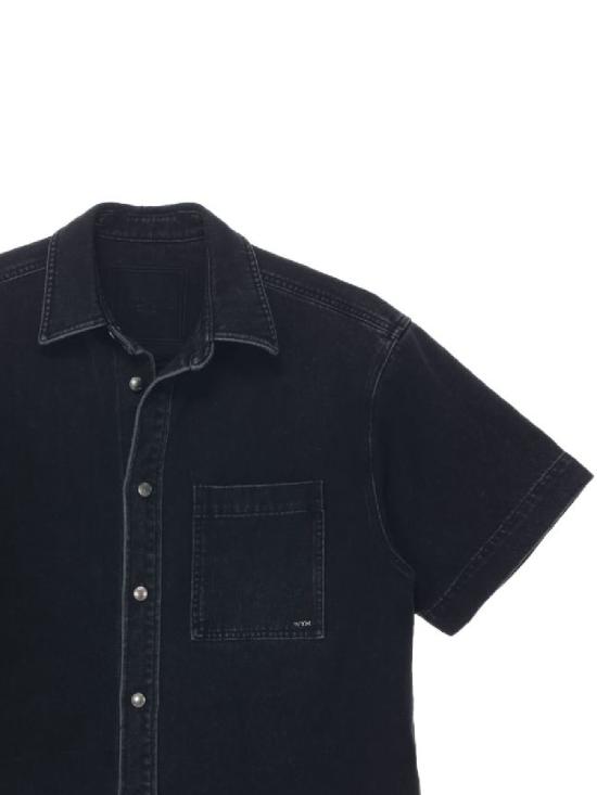 25SS 우영미 반팔 셔츠 W251SH29 875B Black - WOOYOUNGMI