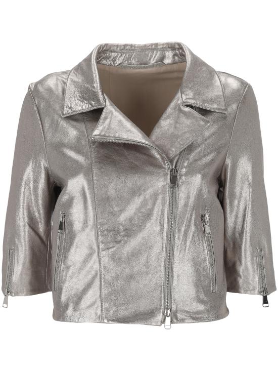 25SS 더 잭 레더스 바이커 자켓 CHAT 65 Grey