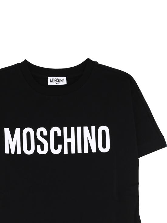 25SS [키즈] 모스키노 원피스 HDV0GNLBA10 60100 Black - MOSCHINO