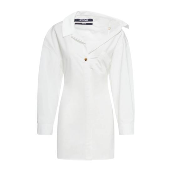 25SS 자크뮈스 숏 원피스 243DR0941520 100 WHITE