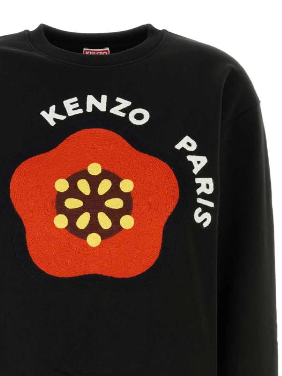 25SS 겐조 긴팔 티셔츠 FF52SW1894MF 99J Black - KENZO