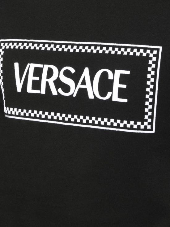 25SS 베르사체 반팔 티셔츠 1011694 1A085841B000 Black - VERSACE