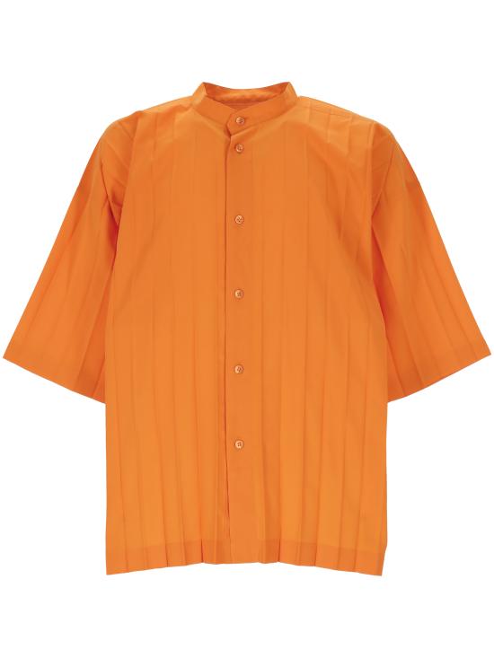 25SS 이세이 미야케 반팔 셔츠 HP56FJ305 32 Orange