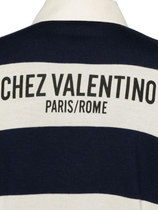 25SS 발렌티노 가라바니 폴로 티셔츠 6V3KP03N APARGY BURRO INDACO - VALENTINO GARAVANI