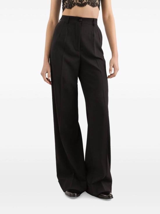  돌체앤가바나 스트레이트 팬츠 FTBM0TFU21EN0000 Black - DOLCE & GABBANA