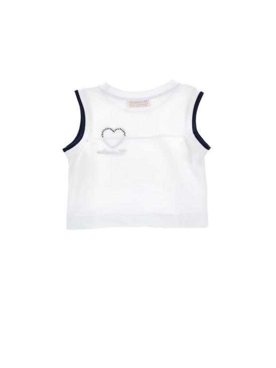 25SS [키즈] 모나리자 티셔츠 19E602 50139956 White - MONNALISA