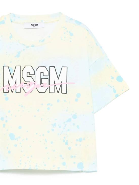 25SS [키즈] 엠에스지엠 티셔츠 S5MSJGTH214 140 MultiColour - MSGM