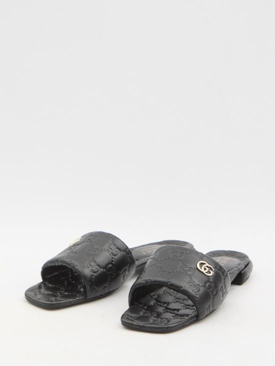 25SS 구찌 뮬/슬리퍼 816330AAEA2 1000 BLACK - GUCCI