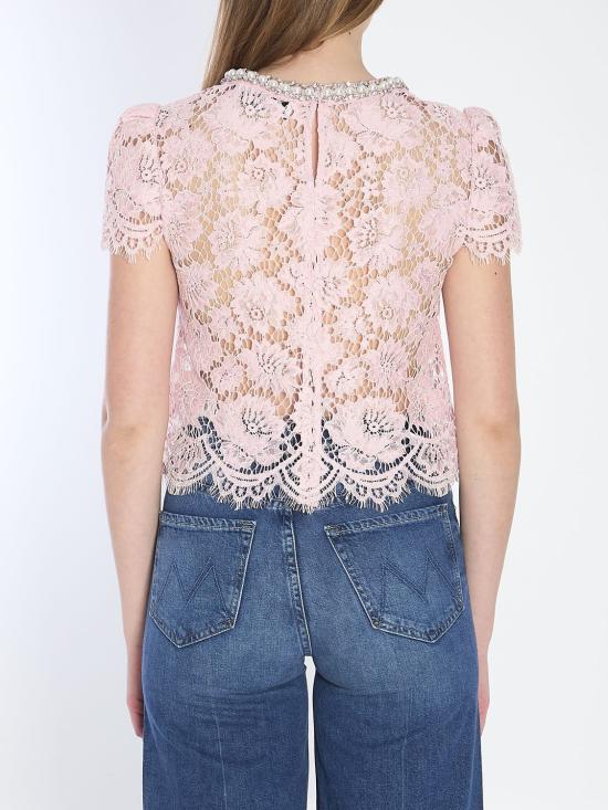 25SS 셀프 포트레이트 반팔 티셔츠 SS25049T PINK - SELF PORTRAIT